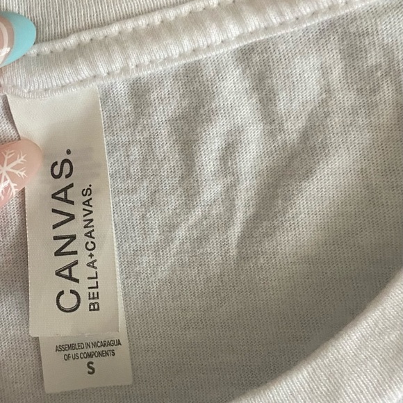 Why Don’t We, full sleeve t-shirt. White. Black details on sleeves. NEVER WORN! - Picture 3 of 3